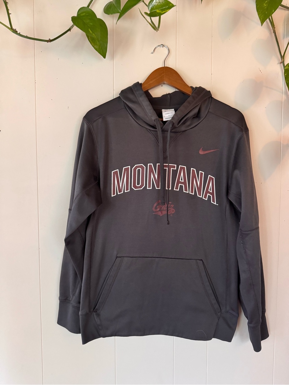 Nike Black Therma-Fit Hoodie with White Label